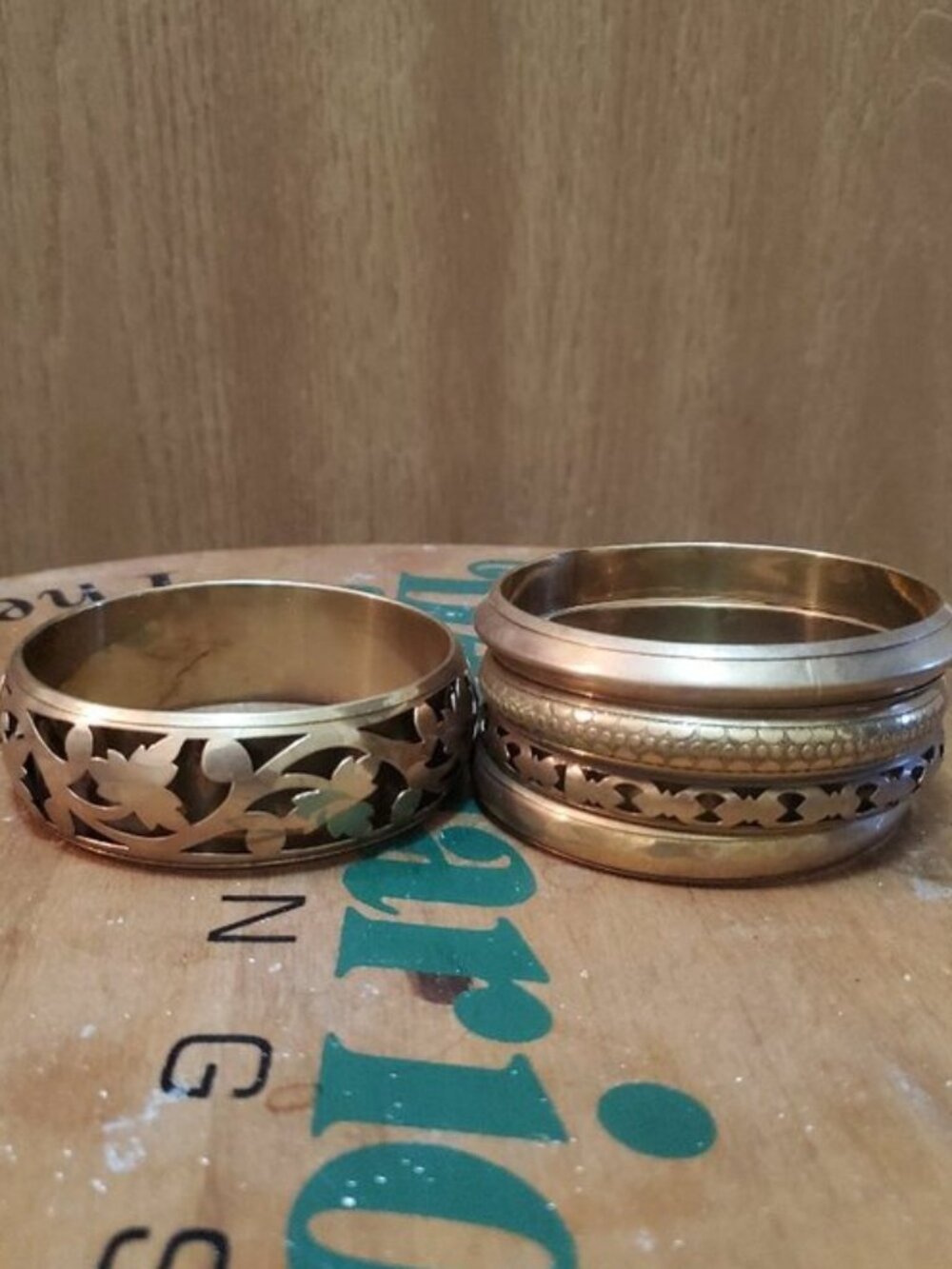 Bangle Bracelets Set Bohemian boho chic cuff